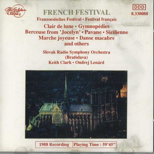 

CD KEITH CLARK - French Festival 8330088 GOLDEN CLASSICS Non Japan Classical Used