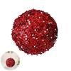Shatter-proof Foam Ball Ornaments Shimmering Christmas Ball Ornaments Set Glitter Sequin Shatterproof Foam Balls with for Xmas