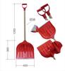 LARGE PLASTIC SNOW SHOVEL - LARGE LOP