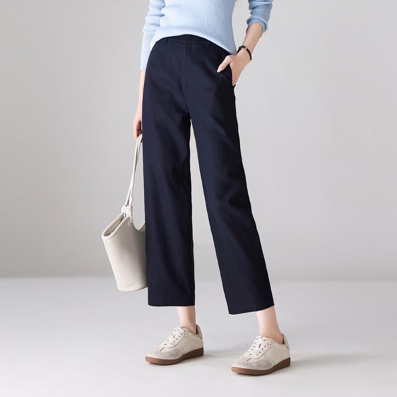 SOFSIL Women s High-Waist Straight Ankle Casual Pants 26/S