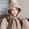 Thickened Winter Hat Cute Bomber Hat Fashion Bucket Hat  for Women