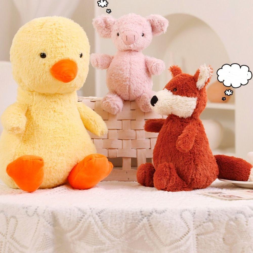 Duck Pig Plush Toy Soft Elephant Stuffed Dolls Home Decoration Penguin Soft Pillow  Birthday Gift