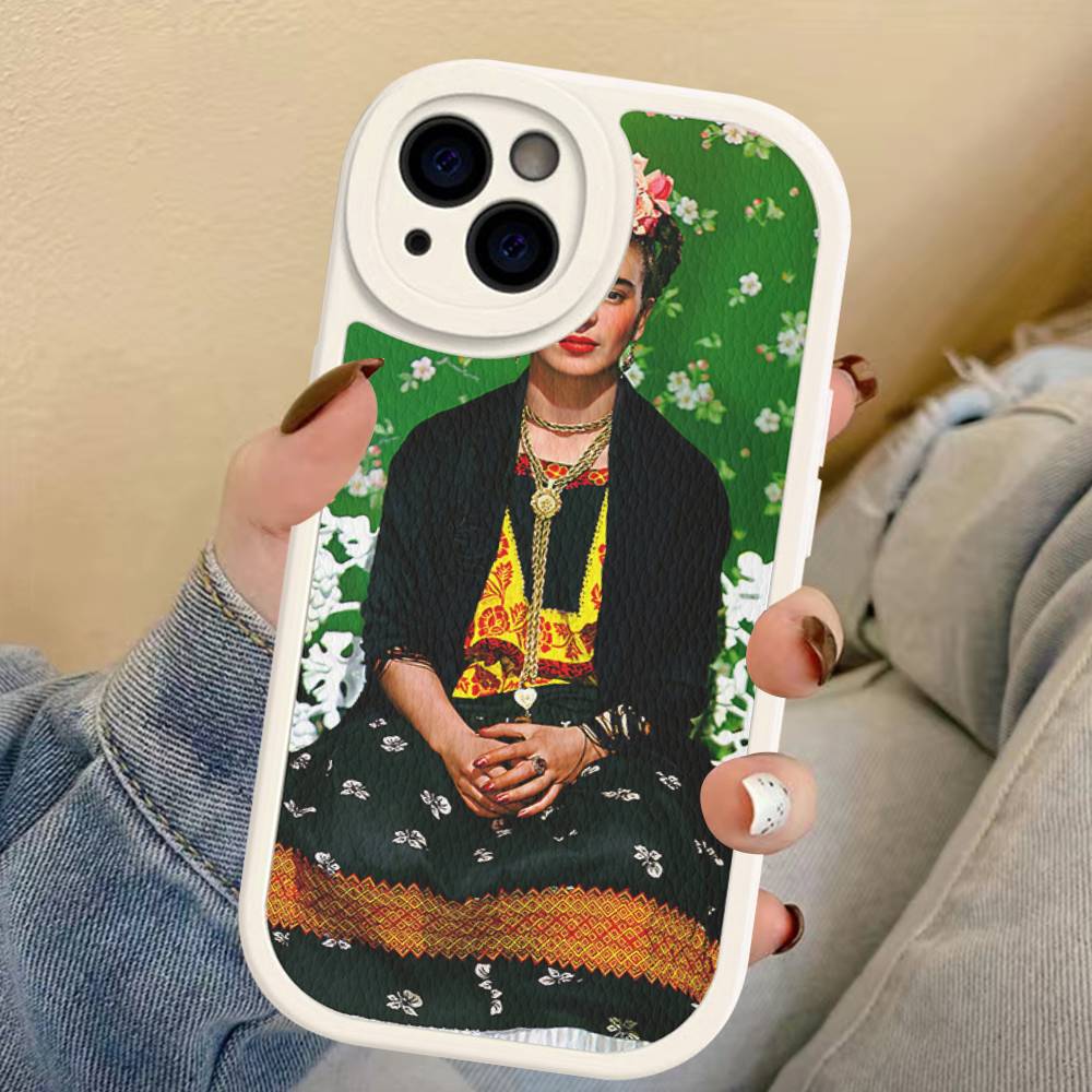 

Fashion F-Frida K-KahlosS Phone Case For IPhone 16 15 14 13 12 11 Pro Max Plus Shockproof Leather Cover iPhone 15 pro