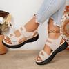 Summer Wedge Sandals For Women  Fashion Non Slip Beach Shoes Woman Lightweight Casual Platform Plus Size Sandals Women