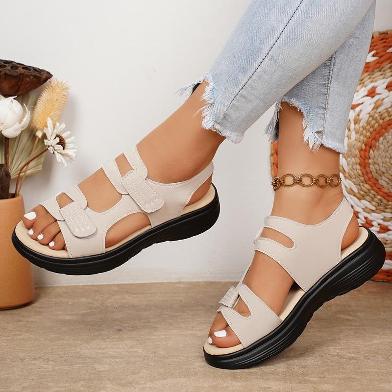 Summer Wedge Sandals For Women Fashion Non Slip Beach Shoes Woman Lightweight Casual Platform Plus Size Sandals Women