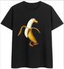 Casual Funny TShirt Unisex Banana Cartoon Print Short Sleeve ONeck T Shirt Unisex Summer Humor Joke Tee Homme Top Sportswear