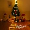 LED Christmas String Lights Santa Claus Decorative Ladder Lights 8 Modes Timer Memory Function Xmas Outdoor Indoor Decorations Waterproof Fairy Lights