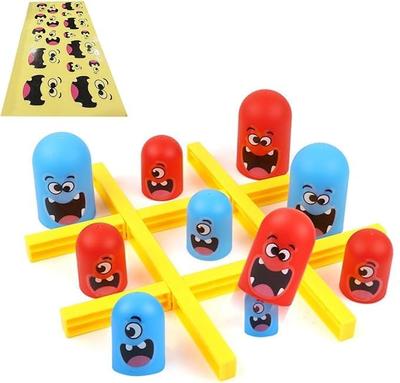 Board Games Educational Toys Goblet Game Tic Tac Toe Game Thinking Training Tic Tac Toe Goblet Game for Kids Family Game Eating Small Strategy Game