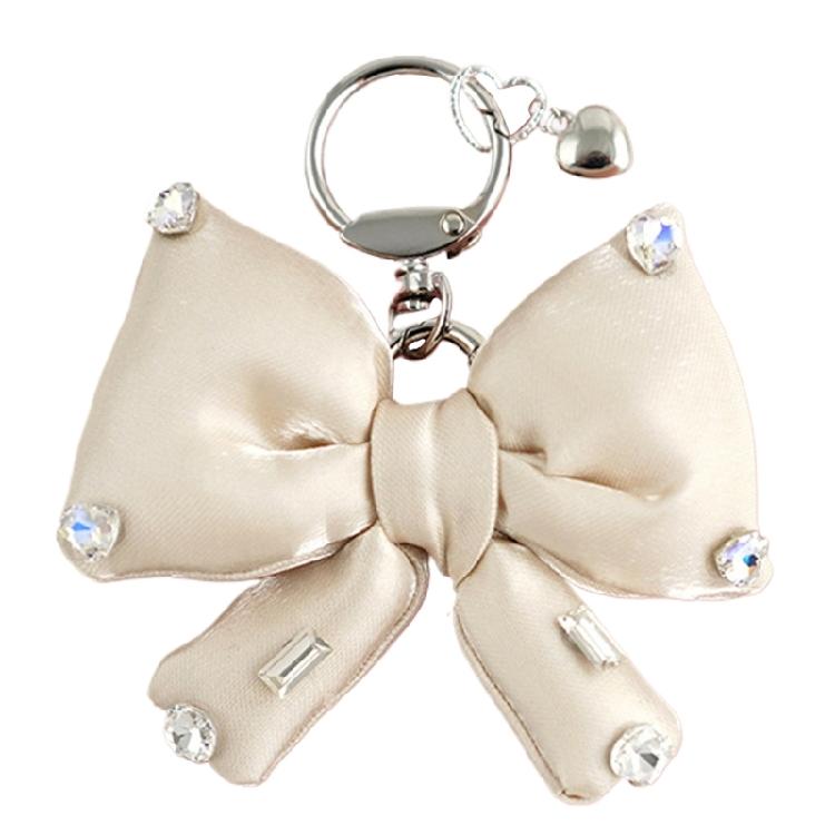 Practical Rhinestones Butterfly Bowknot Key Holder Sturdy Alloy Designs Decoration for the Fashionable Individual
