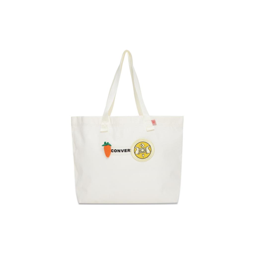 New Converse Polyester Tote Bag Shopping Bag Shoulder Bag Handbag Unisex White 10025510
