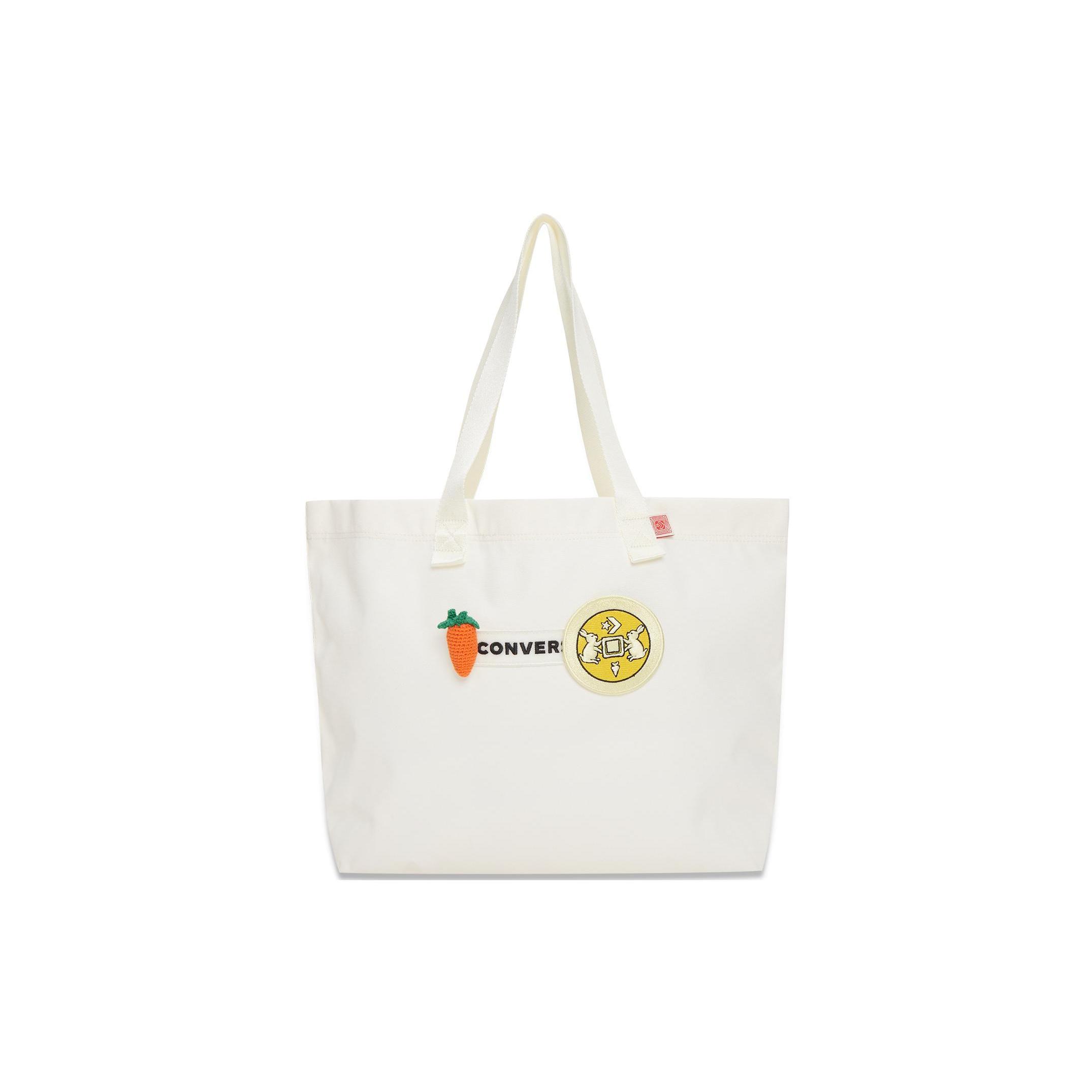 

Новая полиэстеровая сумка-тоут Converse, сумка для покупок, наплечная сумка, сумочка, унисекс, белая 10025510 35.6*15.2*35.6CM