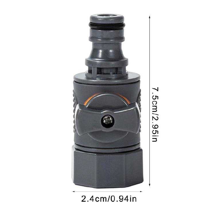 Gewinde Schnellkupplung Ventilanschluss Adapter Wasserschlauchverteiler Haus Garten Bewässerung Bewässerungsfitting Zubehör
