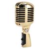 Classic Retro Dynamic Vocal Microphone, Vintage Dynamic Microphone, Old Vintage Style Cardioid Polar Pattern Design with Self-Tensioning Rotating