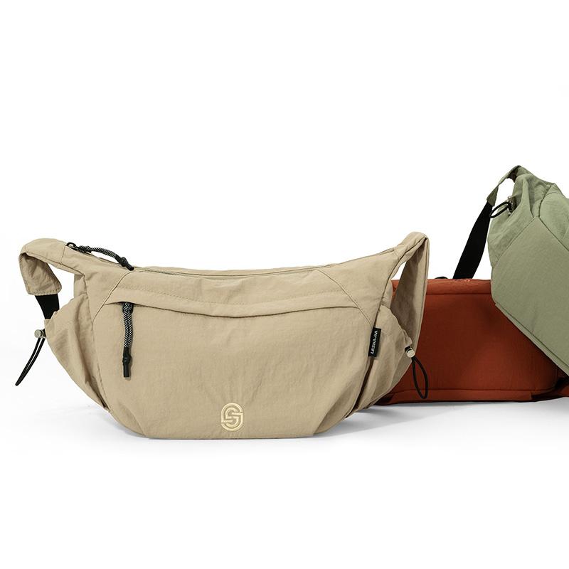 Fashion Cloth Bag Student Class Satchel Messenger Bag Large Capacity Shoulder Bag Japanese Outing Dumpling Bag