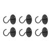 6 Set Ceiling Hook Set Heavy Duty Metal Hangers for Hanging Plants Bird Feeders Flower Pots Wind