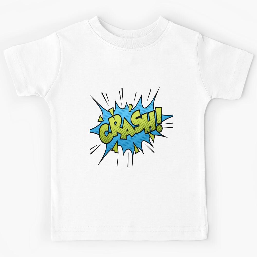 Crash! Comics speach bubble - Super Heroes Unite! Collection Kids T-Shirt 160