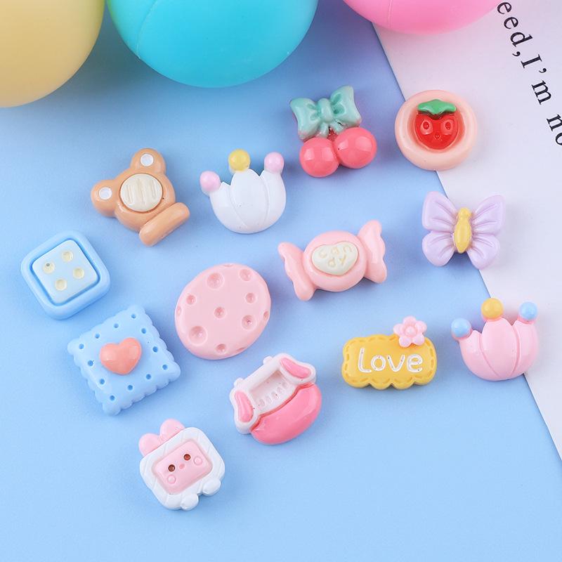 Cartoon DIY Resin Accessories: Phone Case Materials, Cream Glue, Refrigerator Stickers, Ornaments