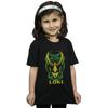 Marvel Girls Loki Badge Cotton T-Shirt