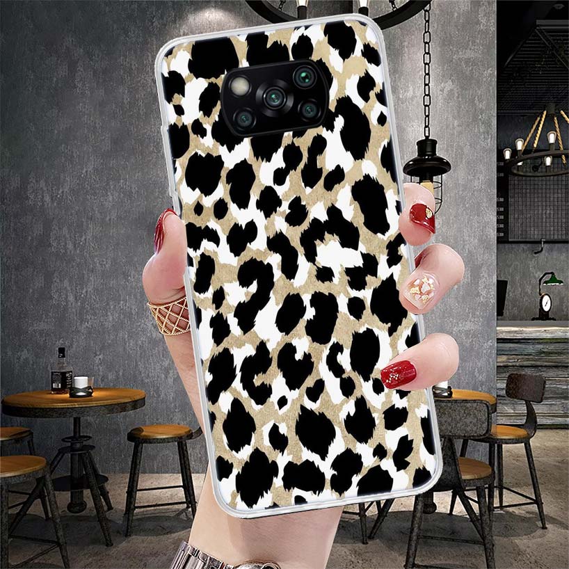 Tiger Leopard Print Panther Phone Case For Xiaomi Redmi 15C 15 13C 13 Poco X5 X6 X7 F7 Ultra M7 12C 12 10 10C 9C 9A 9T 9 Fundas