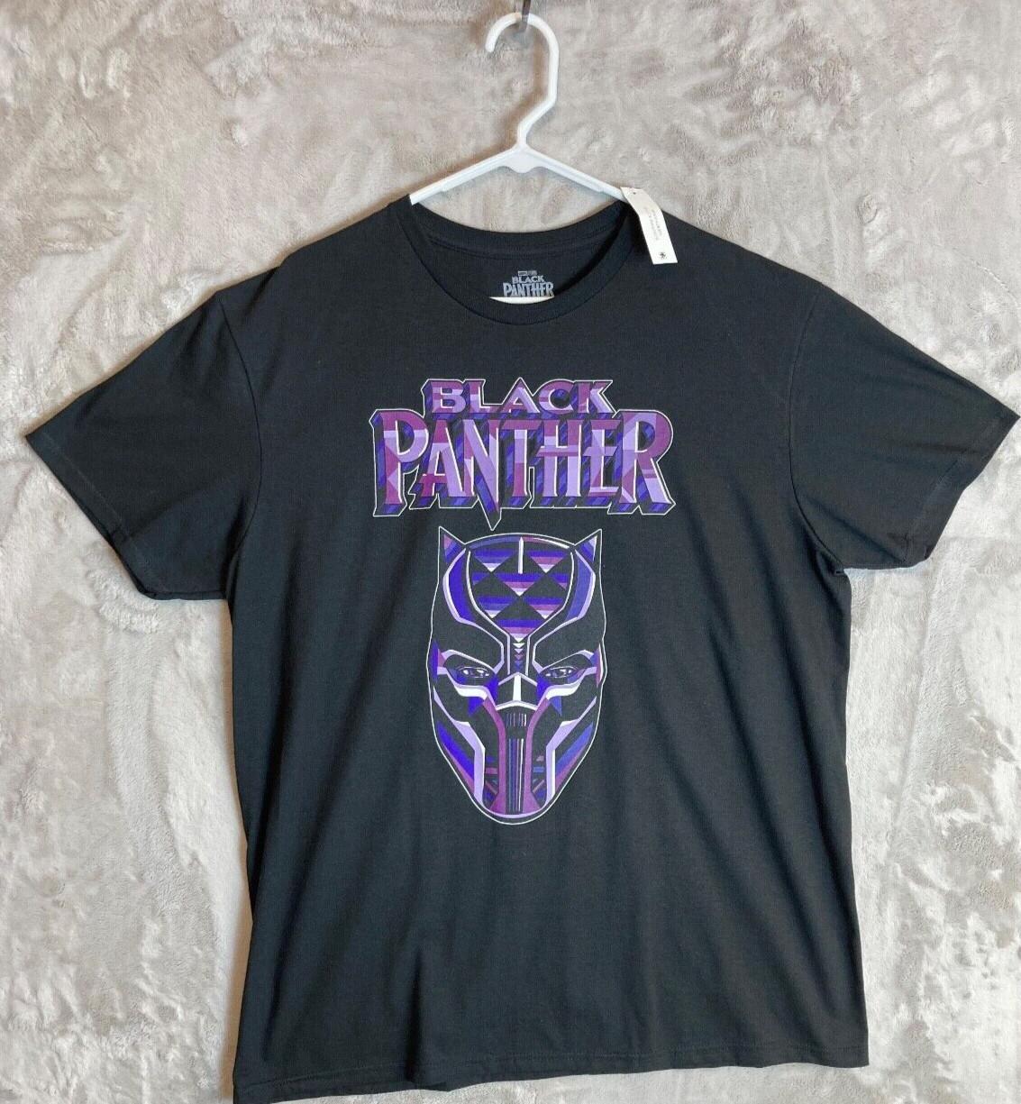 Black Panther T-Shirt Mens XL Made by Marvel Studio s S