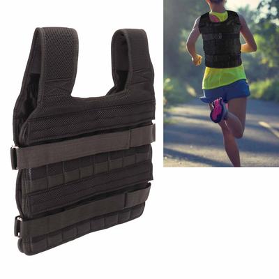 15KG Nastavitelná zátěžová vesta Tréninková bunda na boxování Posilovací vybavení Běžecká vesta Písek Oblečení