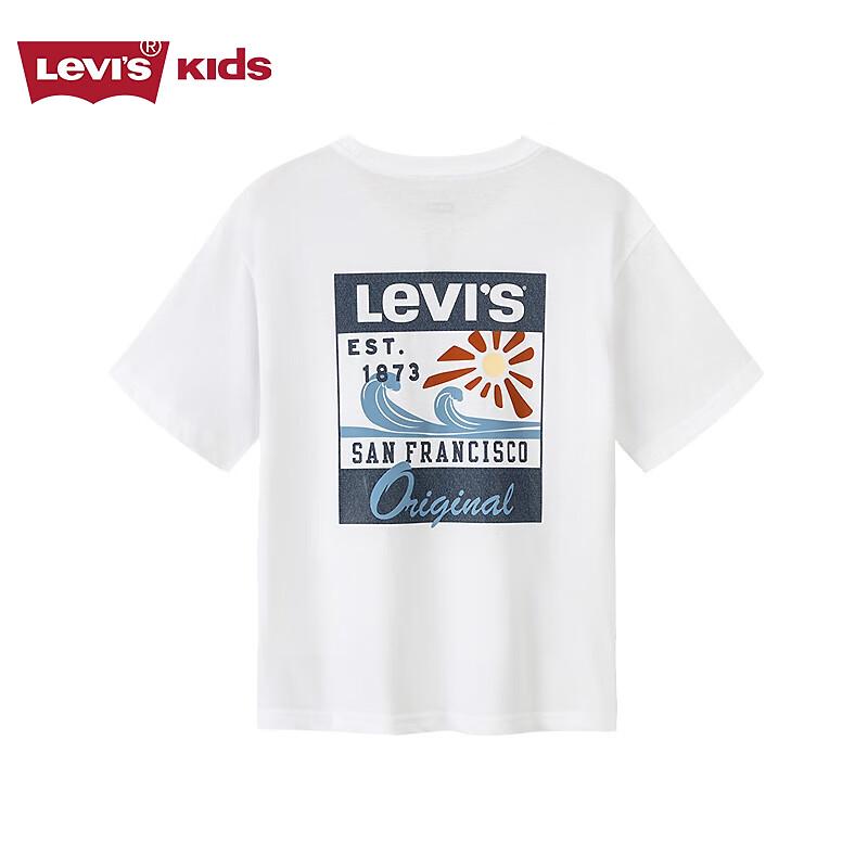Levi's Kids' Breathable Short Sleeve T-Shirt - Bright White