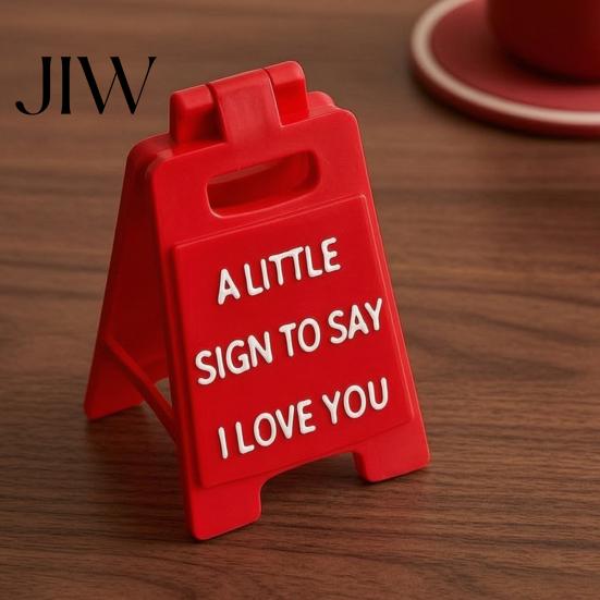 Creative Love Themed Gifts Romantic Mini Desk Sign with I You/I Miss You/I'm Proud of You Text for Anniversary Valentine's Day Commemorative