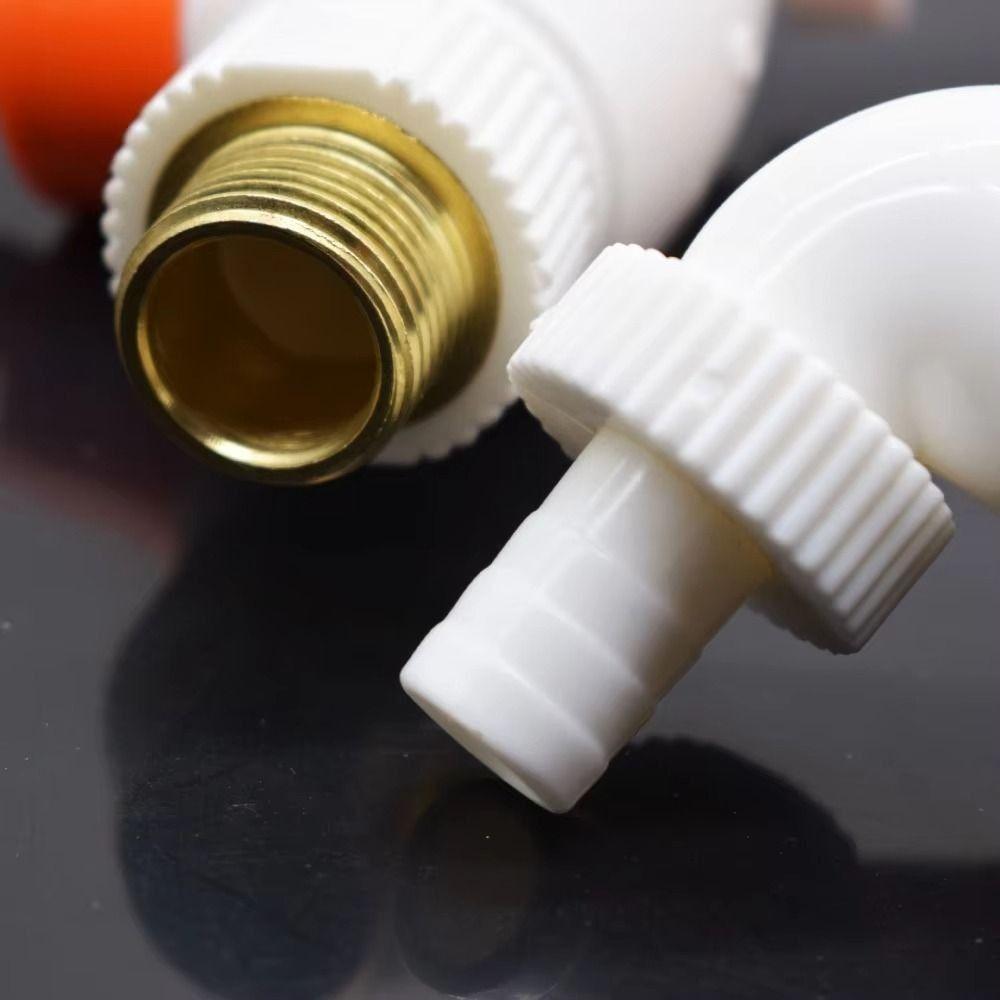 1Pcs 1/2" 20mm PPR Ball Valve Direct Insertion Type Steel Core Quick Connector Plastic Kitchen Faucet