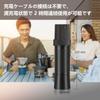 Manual and Electric Coffee Grinder with Stainless Steel Grinding Adjustable Uniform USB Easy to for Outdoor Home Hand French Press 2-in-1 Grinding,
