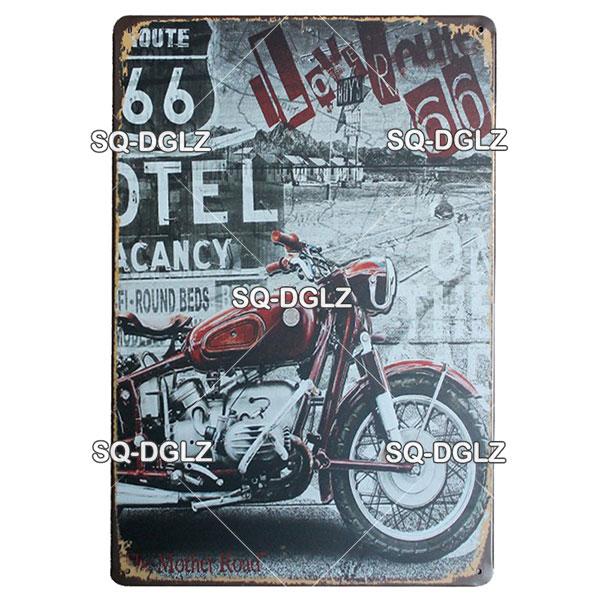 Motorcycles Metal Sign Vintage Plaque Metal Poster Tin Sign Wall Decoration Bar Pub Decor For Garage Racing Car Poster