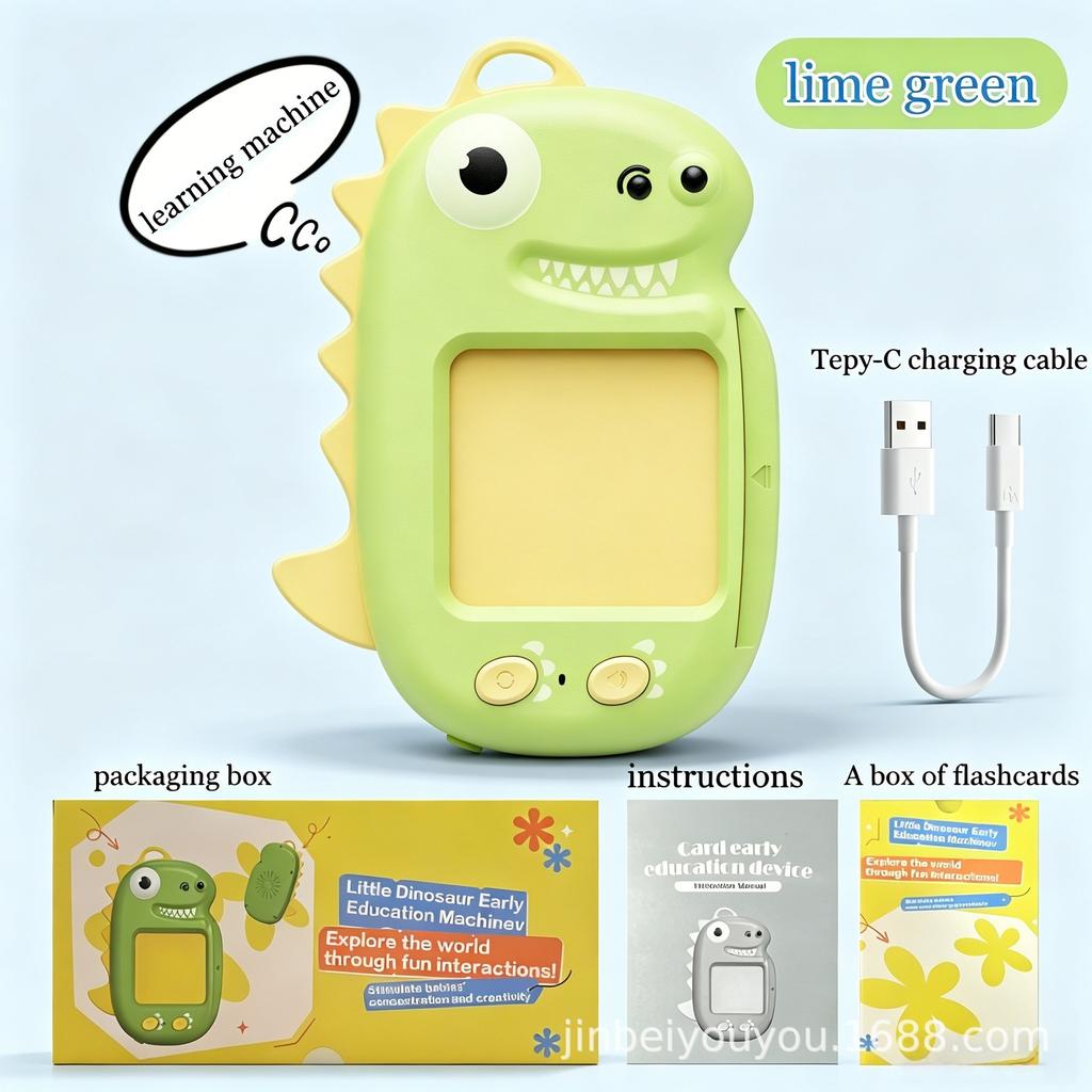 Baby Insert Flash Card Reader Machine, Kids Early Language Learning Educational Reading Toy, Intellectual Development Toy Gift for Toddlers