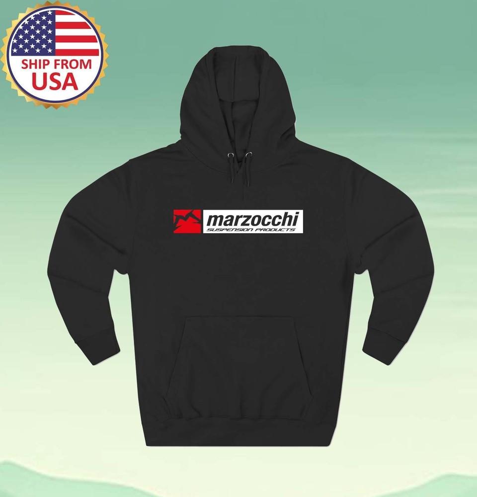 Marzocchi MTB Mountain Bike Suspension Men#039;s Black Size S to 3XL Unisex T-Shirt L