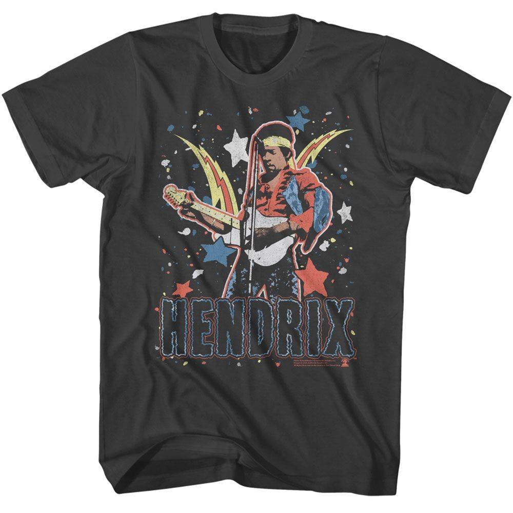 Jimi Hendrix Star Bursts Music Shirt XL
