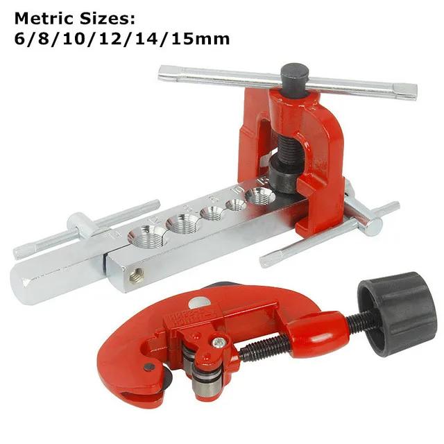 3-28mm Rohrschneider Bördelwerkzeugsatz Rohrexpander Aufweitmundstücke Rohrschneider Reibahlenvorrichtung Für Kupferrohr Bördelwerkzeuge