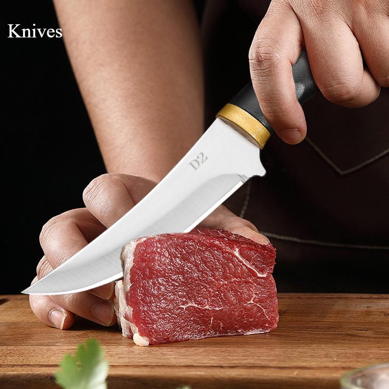 1pc Fruit Knife Household Portable Small Knife BBQ Cleaver Multifunctional Peeler Sharp Kitchen Knives Slicer