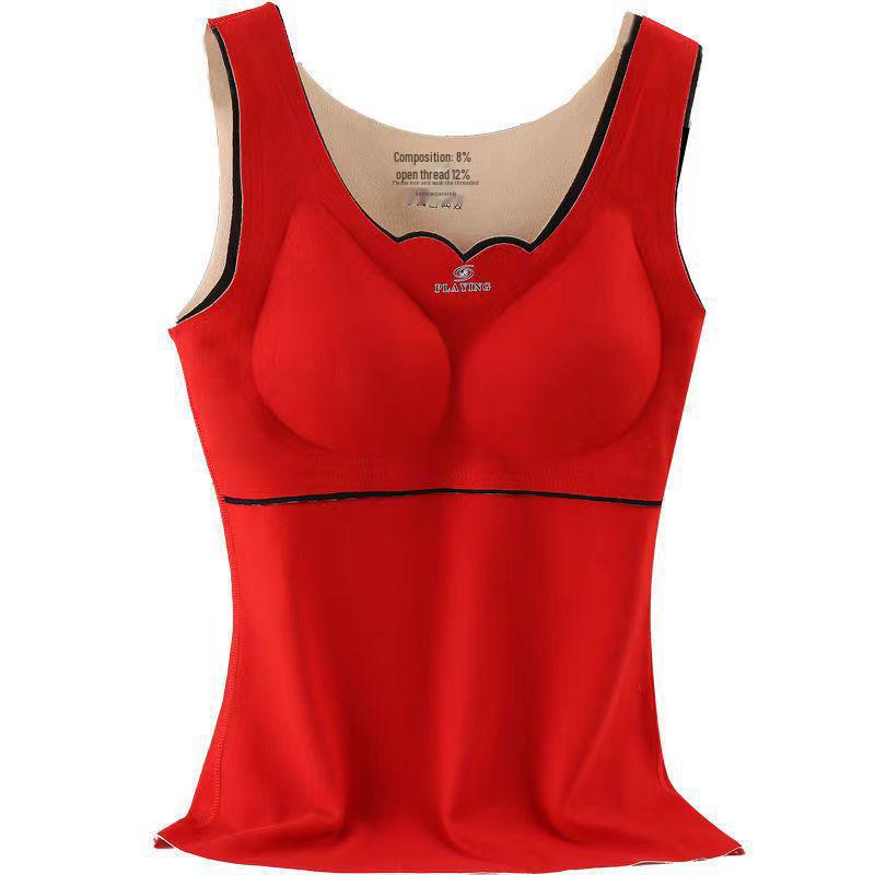 

Женский бесшовный тонкий теплый жилет из немецкого бархата 2.0 — кислородосберегающий, двухсторонняя шлифовка, идеально подходит для осени и зимы. L (suggested for 40-50kg)