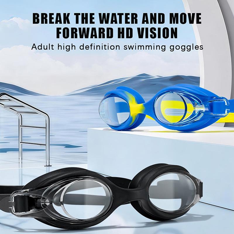 Silicone Goggle Women Hd Men'S Waterproof And Anti-Fog Diving Equipment Small Frame Adult Swimming Glasses For Children