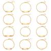 Stainless Steel 12 Constellation Bracelets for Women Men High Quality Letters Zodiac Cuban Chain Bracelet Jewelry Birthday Gift