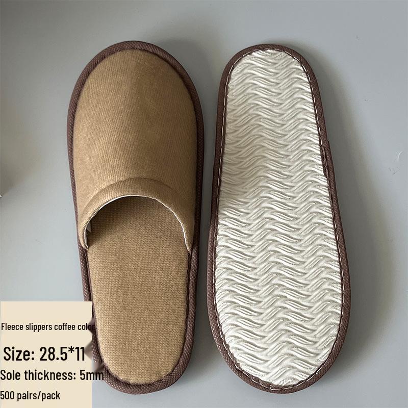 Thickened Non-Slip Disposable Slippers for Hotels and B&Bs