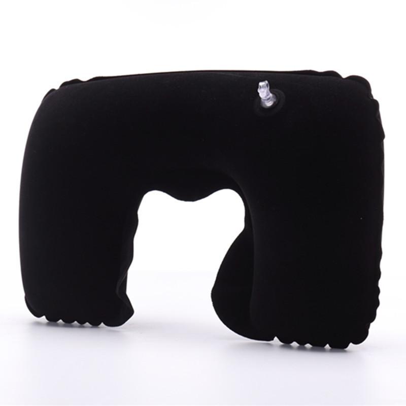 Functional Inflatable Pillow Inflatable Outdoors U Shaped Travel Pillow Car Head Neck Rest Air Cushion for Travel Neck Pillow