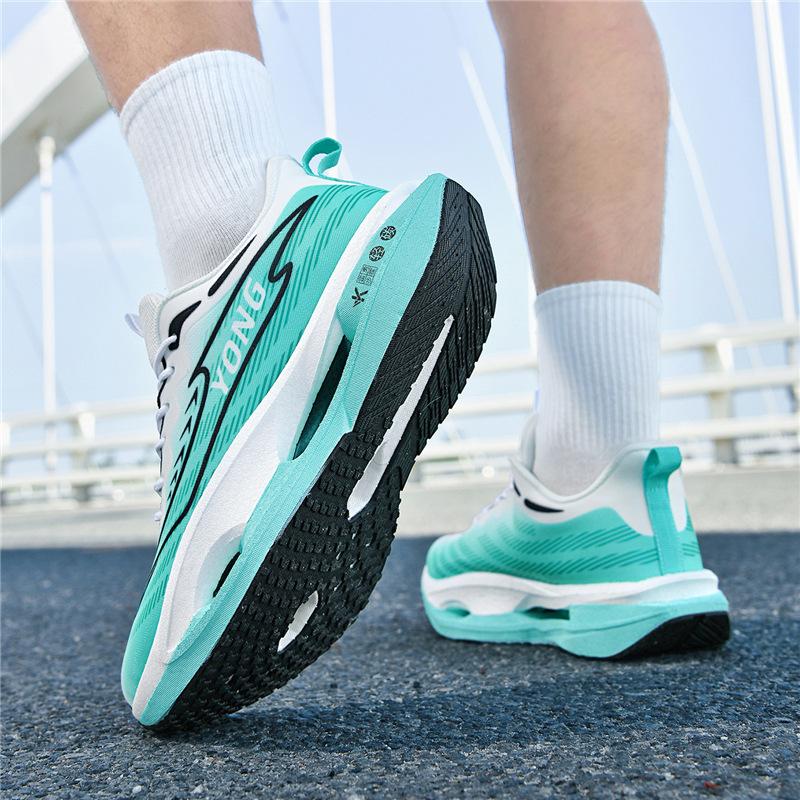 2025 Running Shoes Men's Year of the Snake Summer Mesh Sneakers Sports Biological Test Running Shoes Ultra Light Older Children 9PRO Carbon Board