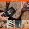 LASELION 2-in-1 Pin & Pinless Moisture Meter MS03 – Accurate Moisture Detection for Wood, Concrete, Drywall, Etc. – LCD Display with Hold Function, Fl