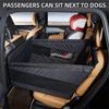 Car pet pad, rear single seat car pad, bottom with hard belt net dog blue child waterproof and anti-dirty dog pad