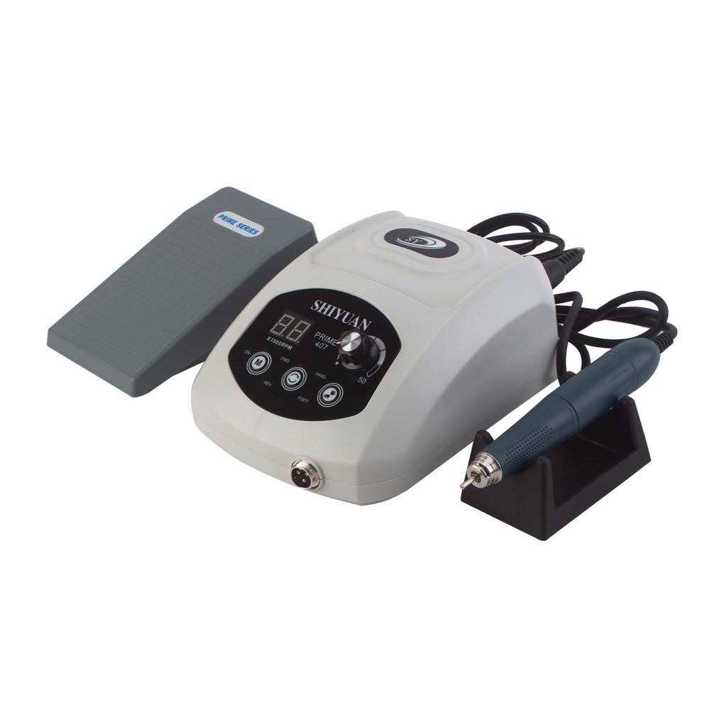 New 407 Electric Grinder, 50,000 RPM with Foot Pedal, for Jewelry Polishing, Versatile Applications