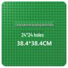 24x24 Large Particle Educational Baseplate - 572 Holes, LEGO-Compatible Building Block Wall Base