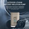 Camping Light Electric Air Pump 100LM Handheld Air Compressor USB Rechargeable 3 Lighting Modes for Inflatable Cushions Air Beds