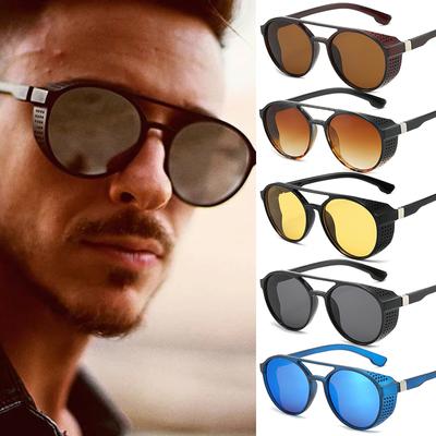 Steampunk Sunglasses Women Men Vintage Glasses Round Glasses Steam Punk Retro Fashion Sun Glasses