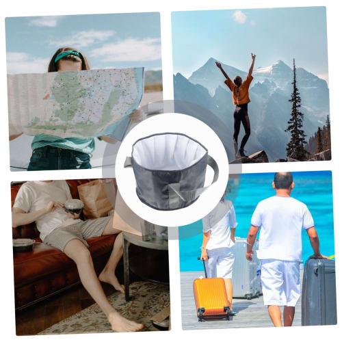 Healeved 1-Piece Foldable Outdoor Bathing Bucket for Travel and Footbaths