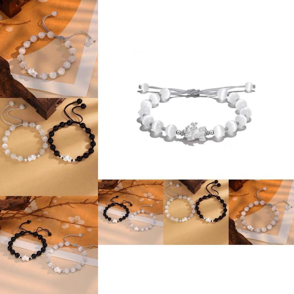 High-end Electroplated Alloy Couple Bracelet With Pi Xiu Summer Jewelry