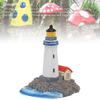 Lighthouse Ornament Resin Decorative Lighthouse Figurine Tabletop Decor for Shelves Mantels Cabinets Nightstands